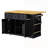Large Kitchen Island With Drop Leaf, Power Outlet, And Ample Storage On Wheels For Enhanced Mobility And Organization-1337409597