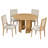 5-piece Dining Set With 4 Upholstered Chairs-1519076026
