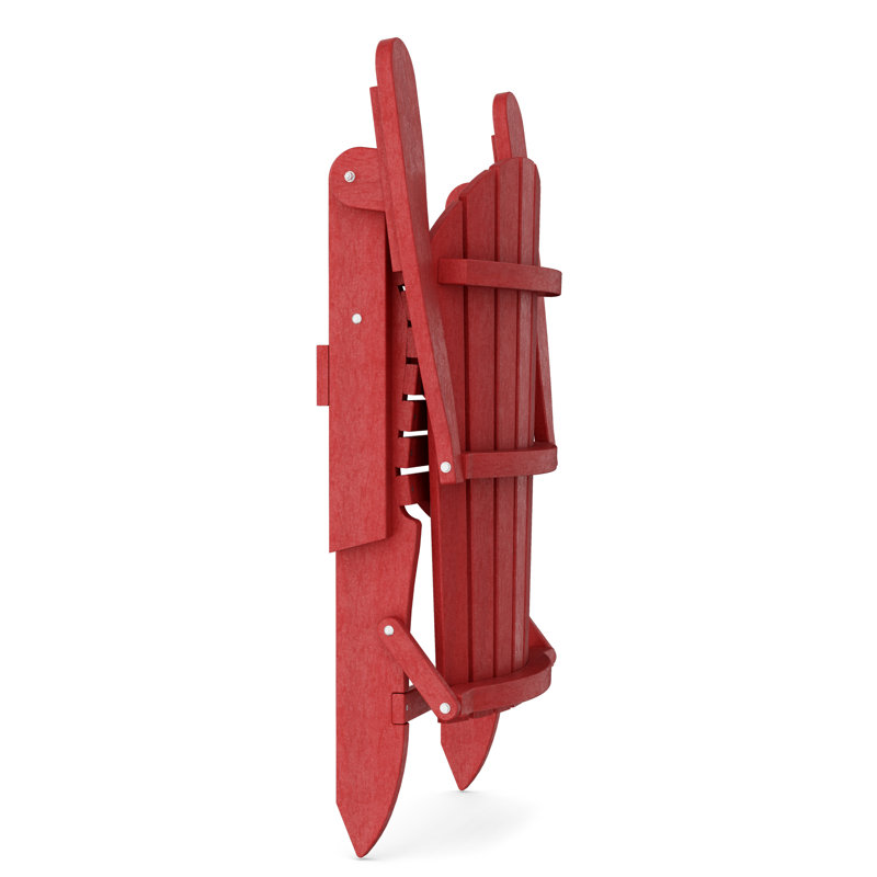 Heritage Folding Adirondack Chair, Cardinal Red