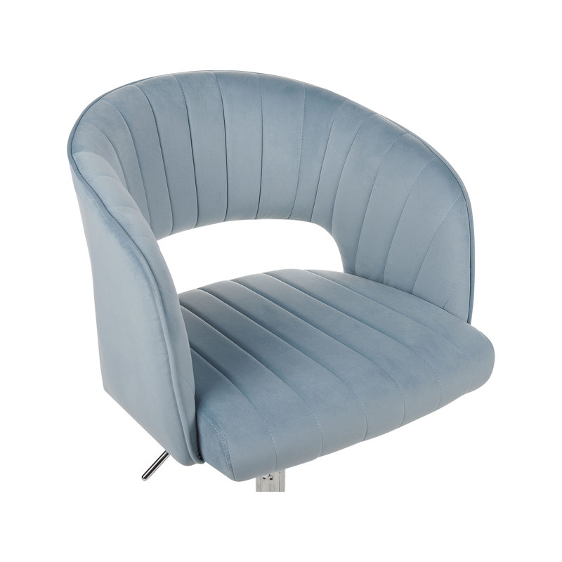 Greger Velvet Conference Chair, Blue