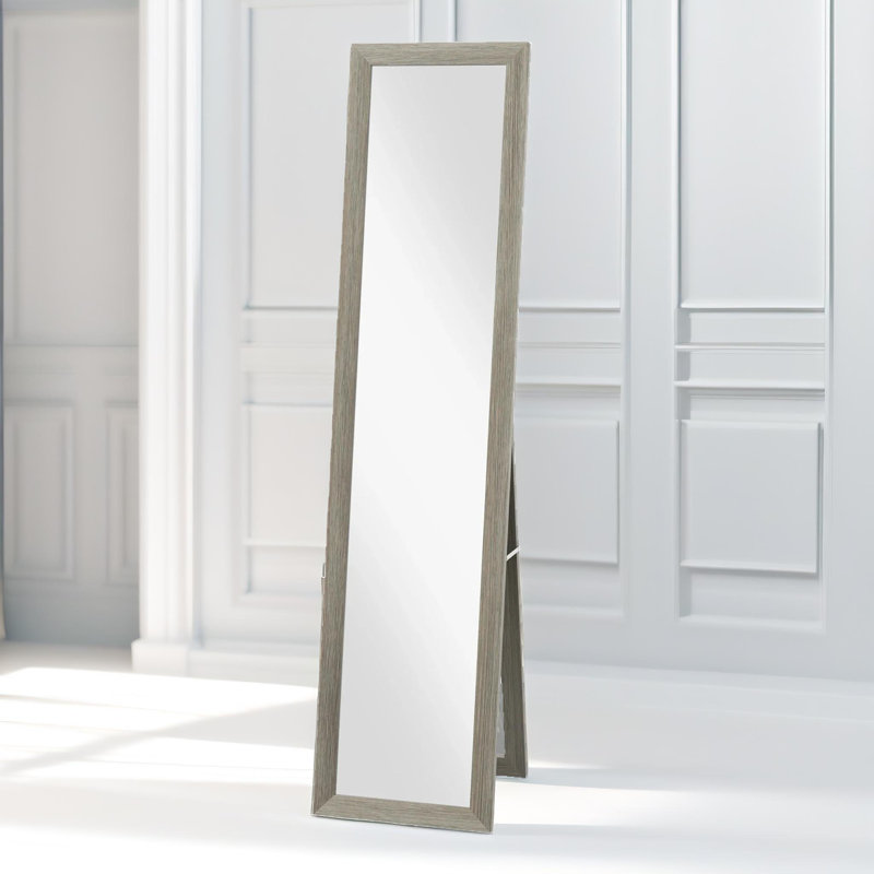 Clust Rectangle Mirror, Grey