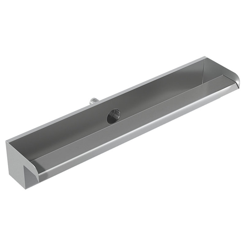 Stainless Steel Weather Resistant Waterfall Fountain, 10cm H x 40cm W x 20cm D