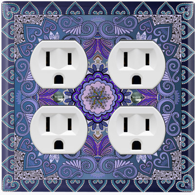 2 - Gang Toggle Light Switch Standard Wall Plate