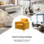 Fauteuil club en velours Gillette-107593886