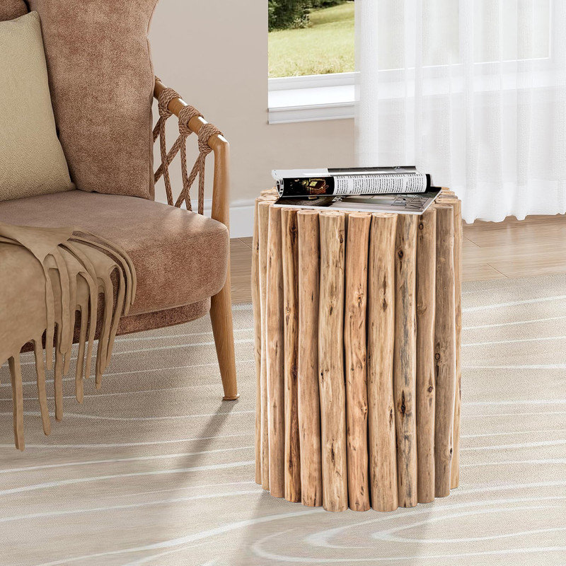 Donadee Solid Wood Top Single Coffee Table