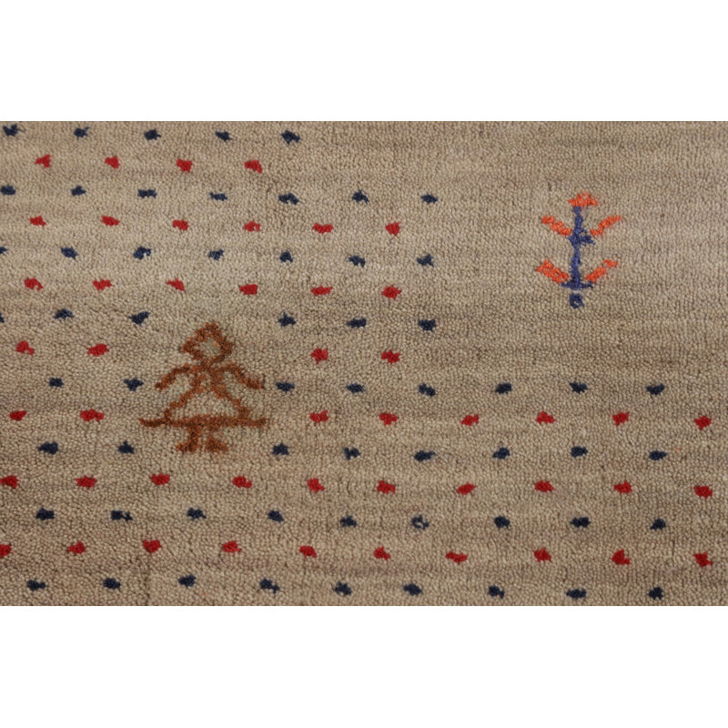 Tapis indien petits animaux Gabbeh 7 x 10
