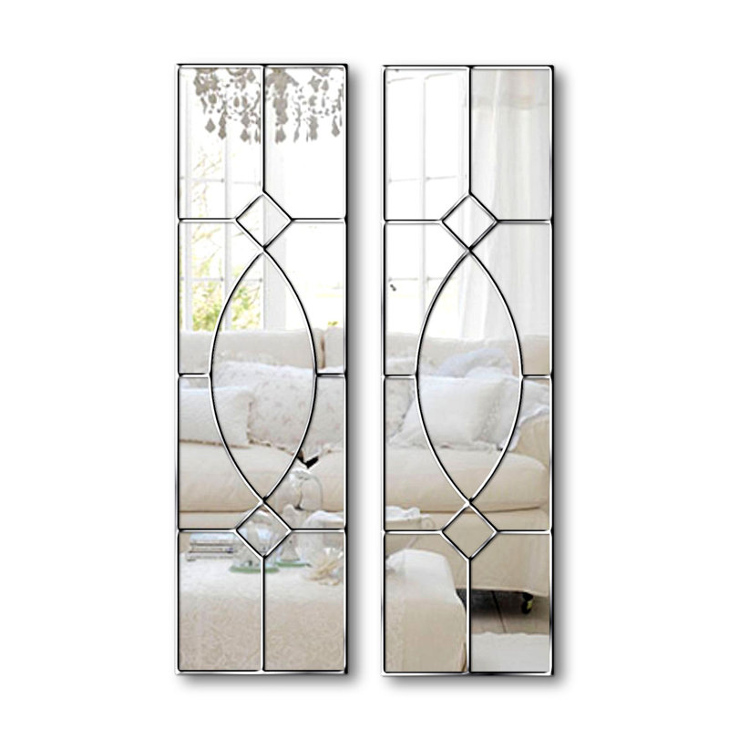 Sayachith Flat Wall Mirror, Silver