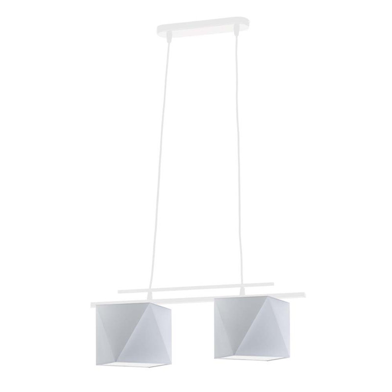 Dendall 2 - Light Kitchen Island Pendant, Grey, White