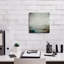  «Where The River Meets The Sea» par Aondrea H. Maynard, art mural sur toile, 12 po x 12 po