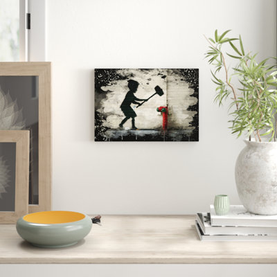 Banksy - Wrapped Canvas Print