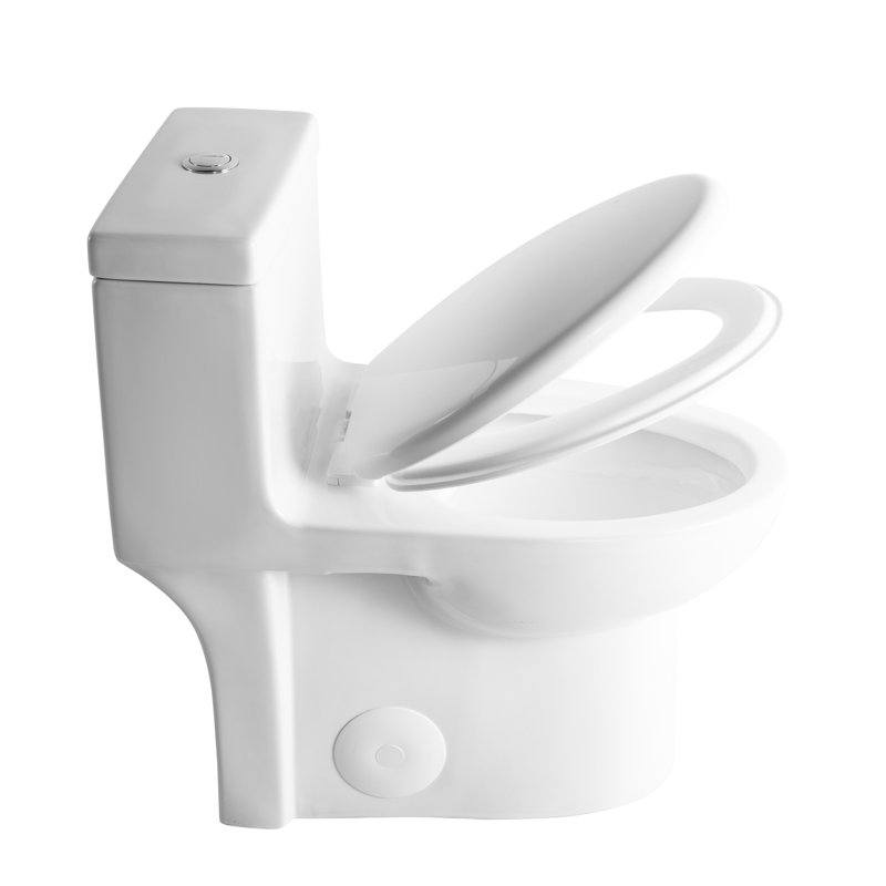 Toilette 1,28, blanc brillant 003, économiseur d'eau, siège confortable
