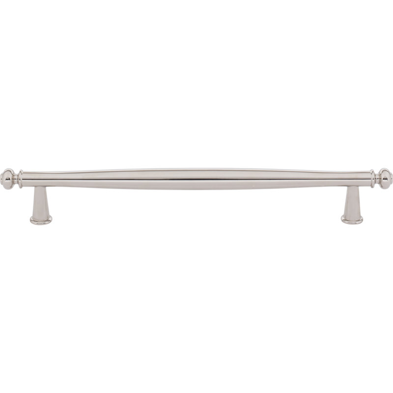 Coddington Bar Pull, Polished Nickel, 7 9/16" Center To Center