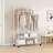 Berkhamsted 31.5'' Rolling Industrial Pipe Clothing Rack-182511749