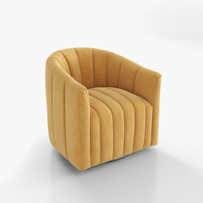Fauteuil demi-tonneau pivotant Annelotte