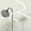 Tringle de rideau de douche fixe en forme de D-50989145