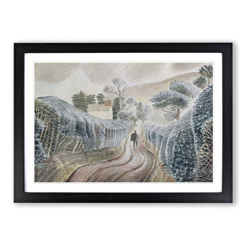 Eric Ravilious - Single Picture Frame Painting, Black