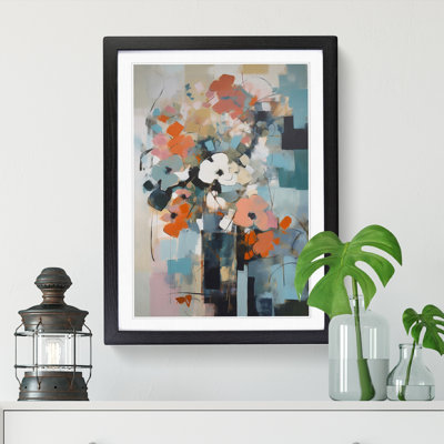 FRM-V0523-857X Flowers Bauhaus Vol.4 - Single Picture Frame Print