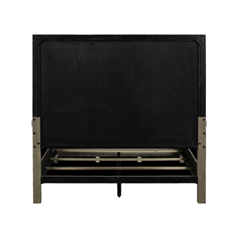 Ensemble de lit pour grand lit, commode et miroir Aason, 5 Pcs: Bed, Dresser, Mirror, Chest, Night Stand, Queen