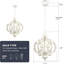 Lustre empire en bois 5 lumières Vallauris