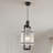 Modern 1 - Light Single Crystal Chandelier Dimmable
