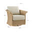 Chaise d'extérieur pivotante en osier Cimone