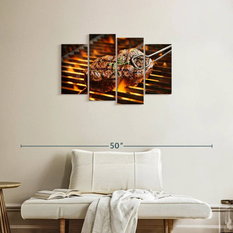 Surlonge grillée à la flamme, H 22 po x l 36 po