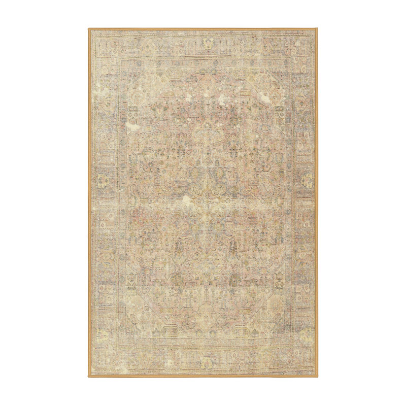 Tapis beige, Rectangle 5 pi x 8 pi