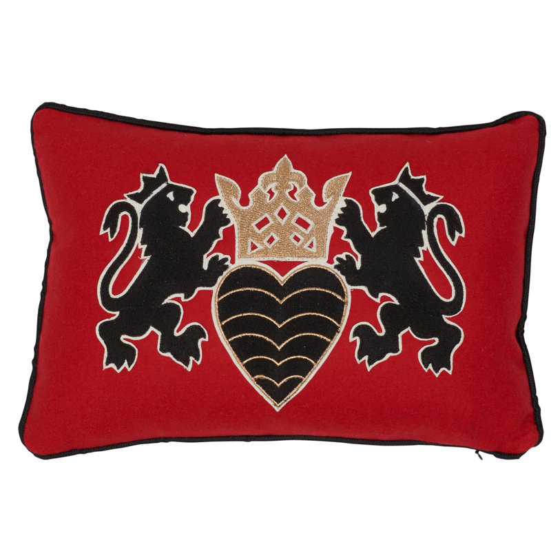 Lionheart Applique Pillow