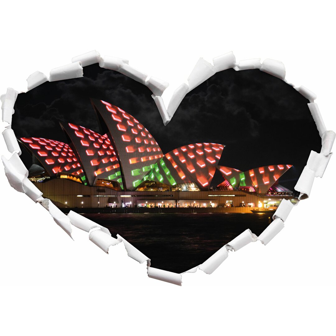 Wandtattoo Sydney Opera House bei Nacht