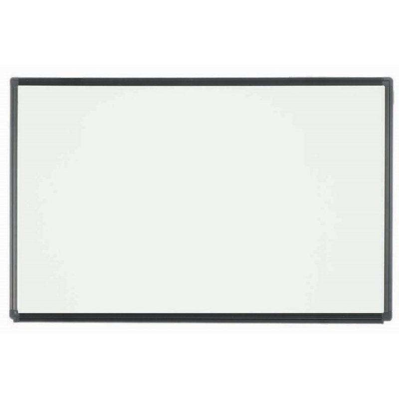 Tableau blanc mural, Blanc très luisant, Aluminium thermolaqué noir, H 2 po x l 3 po