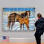 Bloc de bois Getty Horses-867486671