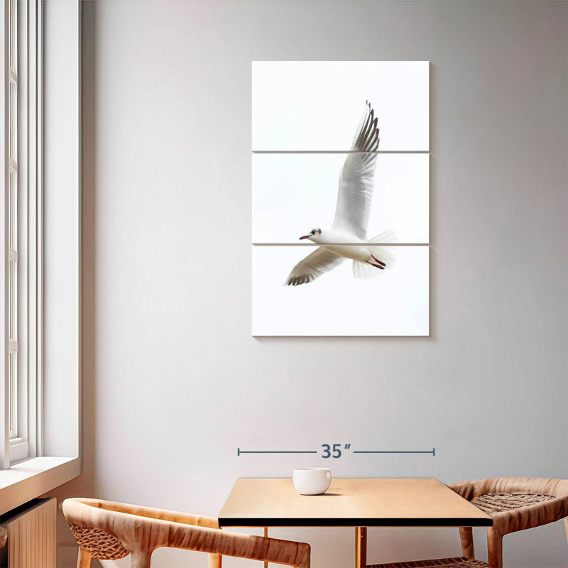 Brampt Flying Kittiwake Gull, 57" H x 36" W