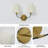 ETL Listed 2-Light Modern Dimmable Bathroom Vanity Light with Fabric Shades-123040177