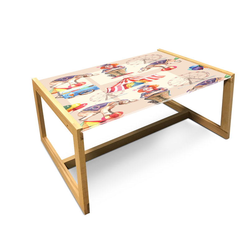 Jacquet Sled Coffee Table, 40cm H x 91cm W x 62cm D