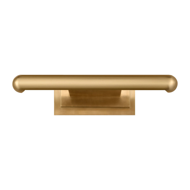 Agra LED Wall Mounted, 4.5" H x 8.5" W x 18" D, Hand Rubbed Antique Brass