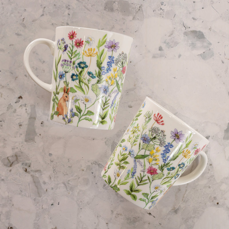 Tasse à café Forest, Lapin des forêts, Vert