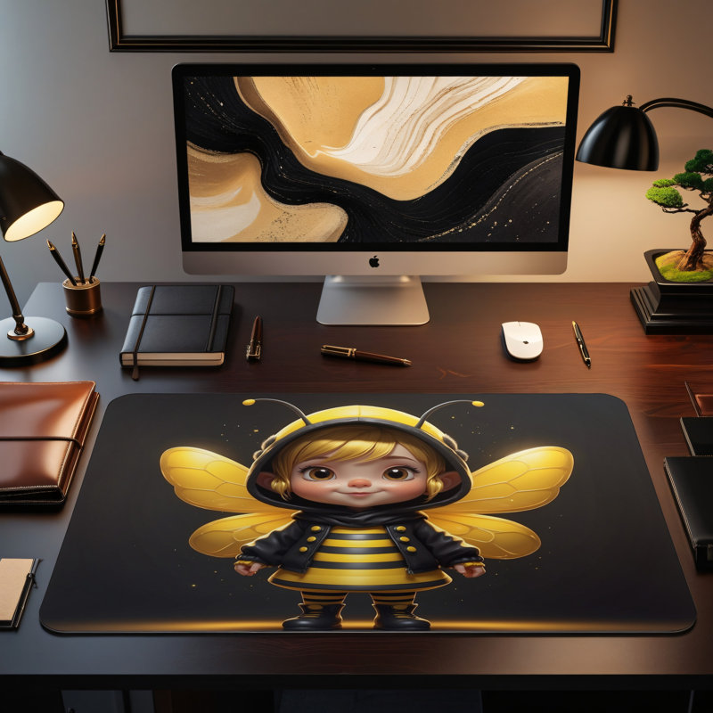 Polyester Desk Pad, 14.4x12.1