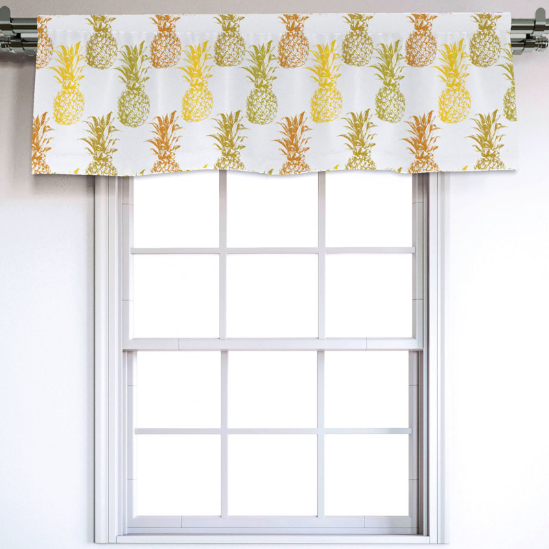 Sateen Ruffled Window Valance