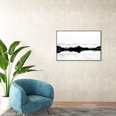 " Nature And Landscape Stood Still Black, Modern & Contemporary Black " by Oliver Gal