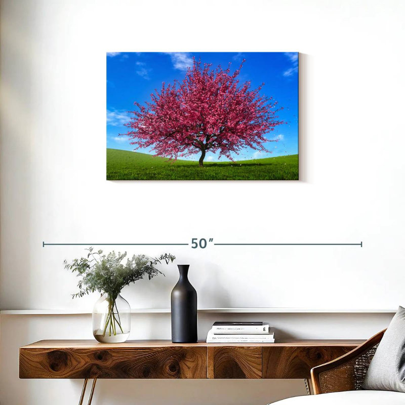 Harnek Pink Tree, 20" H x 30" W