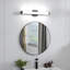 Lumière de meuble-lavabo noir - lumières de meuble-lavabo modernes de 25 pouces pour salle de bain - lumières de salle de bain à DEL 14 W sur miroir blanc froid 6000K-1969625479-1969625472