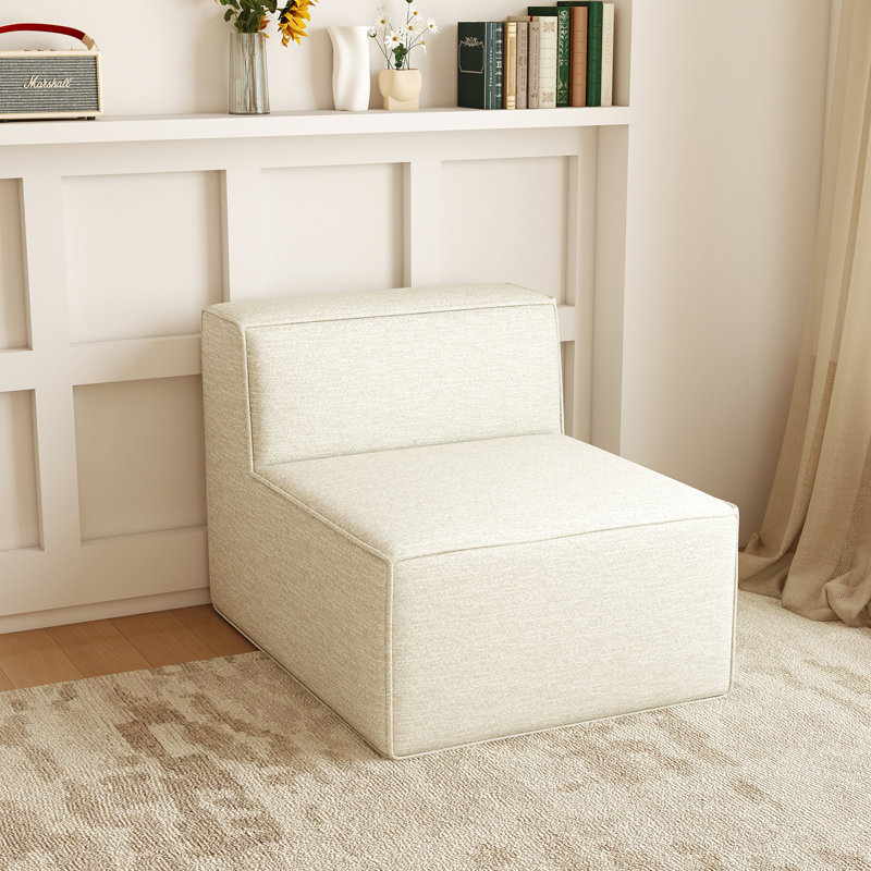 Fauteuil de coin Compression Comfy Cloud, Blanc