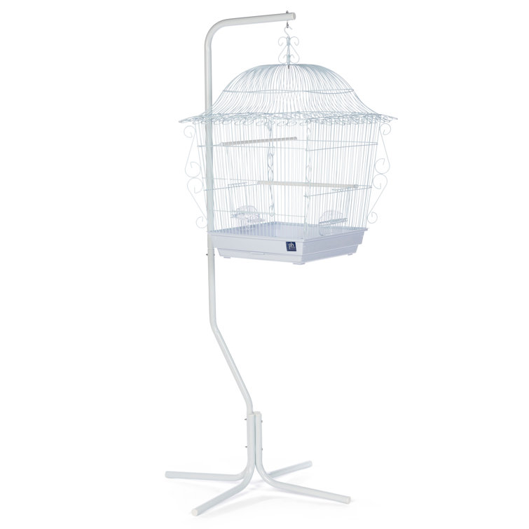 Sold at Auction: VICTORIAN BIRD CAGE w/ STAND