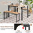 Ottinger 4 - Person Four Leg Dining Set-753151569
