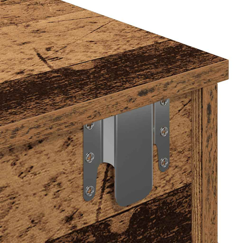 112-9 Wall Mounted Shelf, Reclaimed Wood