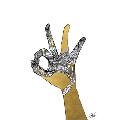 Sign Language II Print by Kelli Ellis