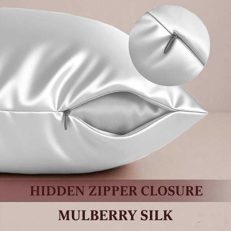 HOUSEWIFE PILLOWCASE SILK, White
