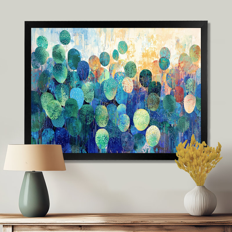«Minimal Cactus Composition II - Floral Cactus», reproduction sur toile, Reproduction encadrée d'une seule photo sans pass
