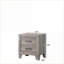 Rangement pour chambre à coucher 2 tiroirs Rustic Gray-539013036