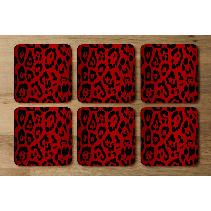 Square 6 Piece Coaster Set